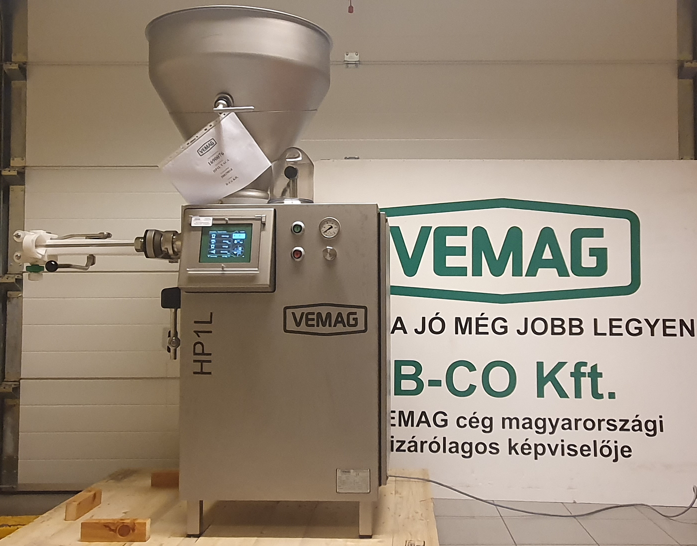 VEMAG HP 1L Vákuumos csigás töltőgép