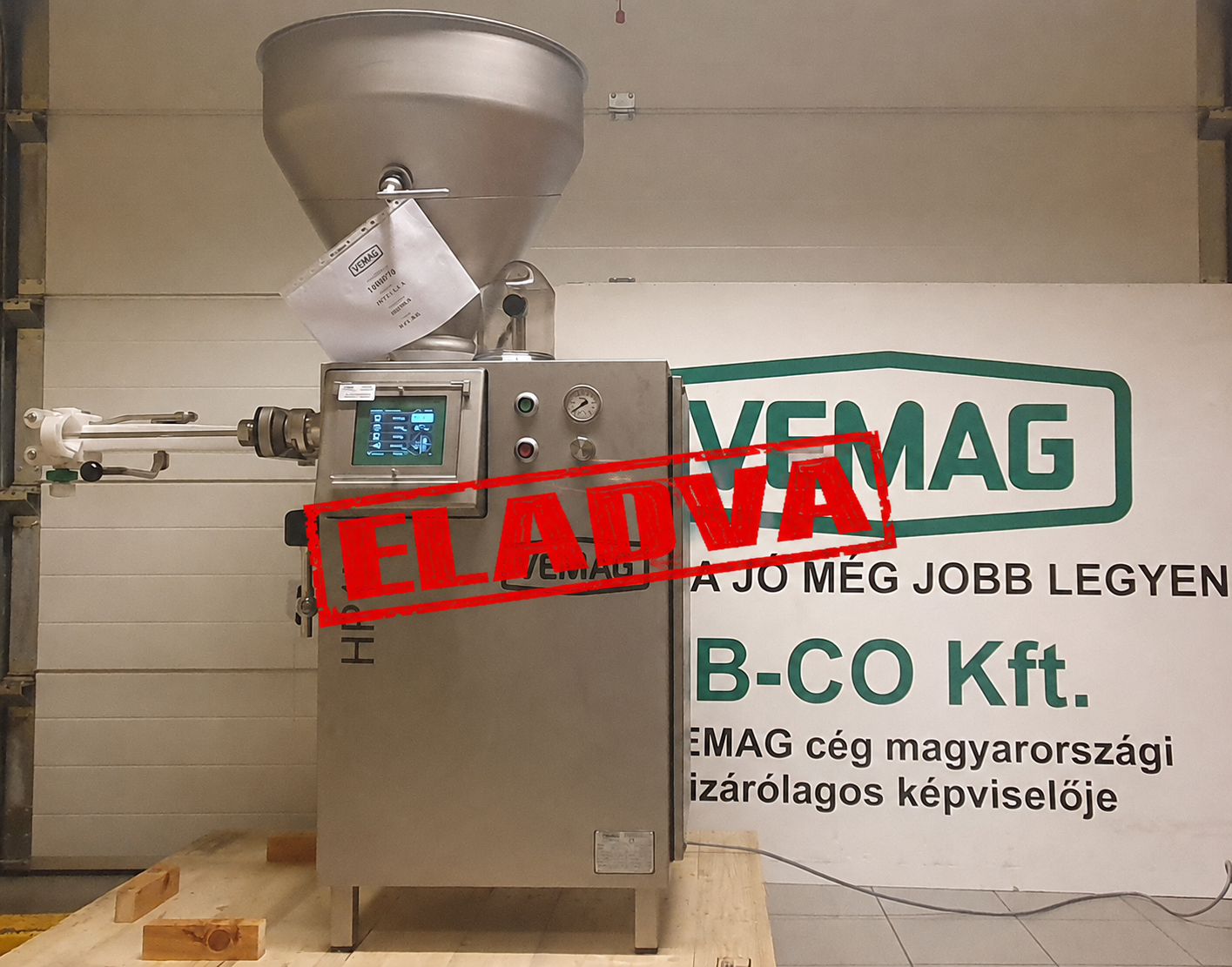 VEMAG HP 1L Vákuumos csigás töltőgép
