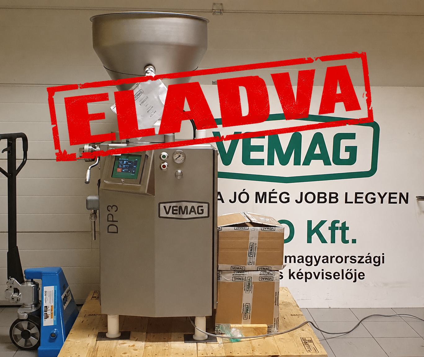 VEMAG DP3 Vákuumos lapátkerekes töltőgép